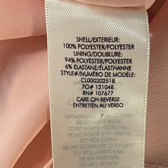 NWT Alice + Olivia Sleeveless Cowl Neck A Line Mini Dress Pink Blush Size 8 - Picture 12 of 12